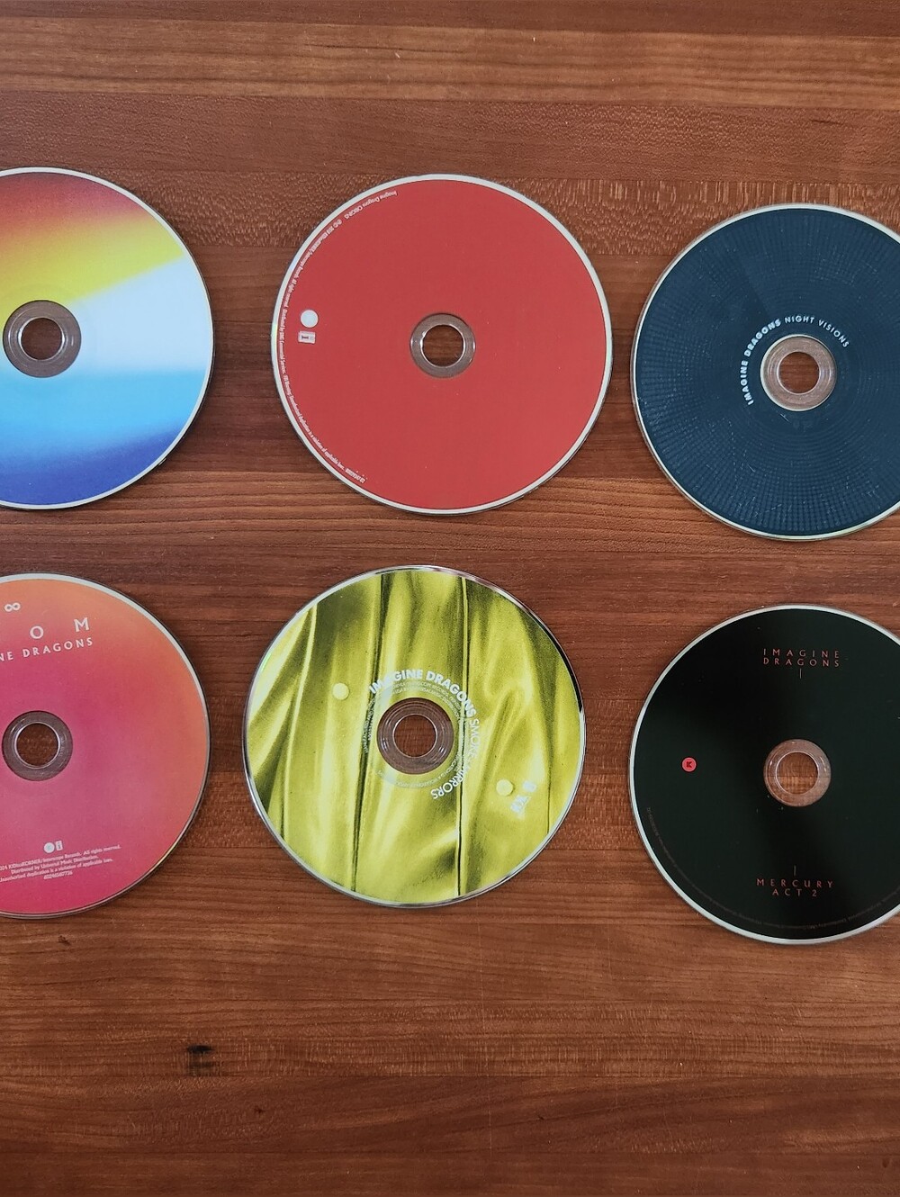Assorted Imagine Dragons CD Set - Multicolor Discs Set Of 8 With Case
